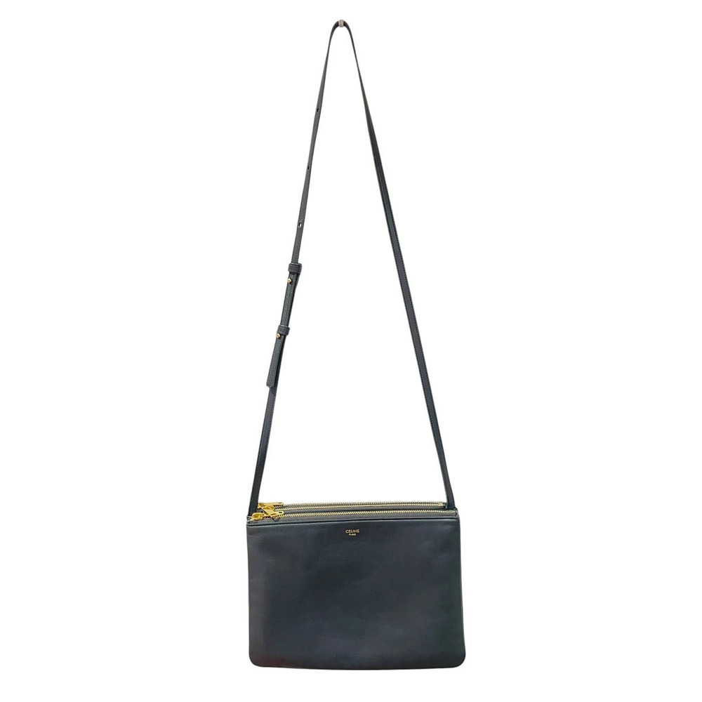Celine Trio Crossbody Shoulder Bag Blue